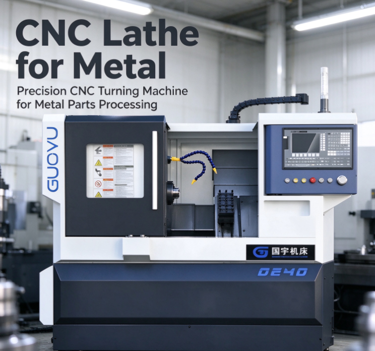 CNC Lathe For Metal, Precision CNC Turning Machine For Metal Parts Machining